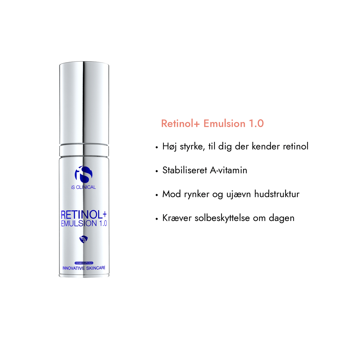 Retinol + Emulsion 1.0 - fordele