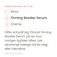 Sådan bruger du Clinical Firming Booster Serum fra Beauté Pacifique. Påfør et tyndt lag Clinical Firming Booster Serum på ren hud morgen og/eller aften. Lad serummet trænge ind før dag- eller natcreme.