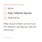 Sådan bruger du Poly-Vitamin Serum fra iS Clinical. Påfør et par dråber på ren hud om aftenen, og følg op med din natcreme.