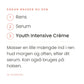Sådan bruger du Youth Intensive Crème fra iS Clinical. Masser en lille mængde ind i ren hud morgen og aften, efter dit serum. Kan også bruges på halsen.